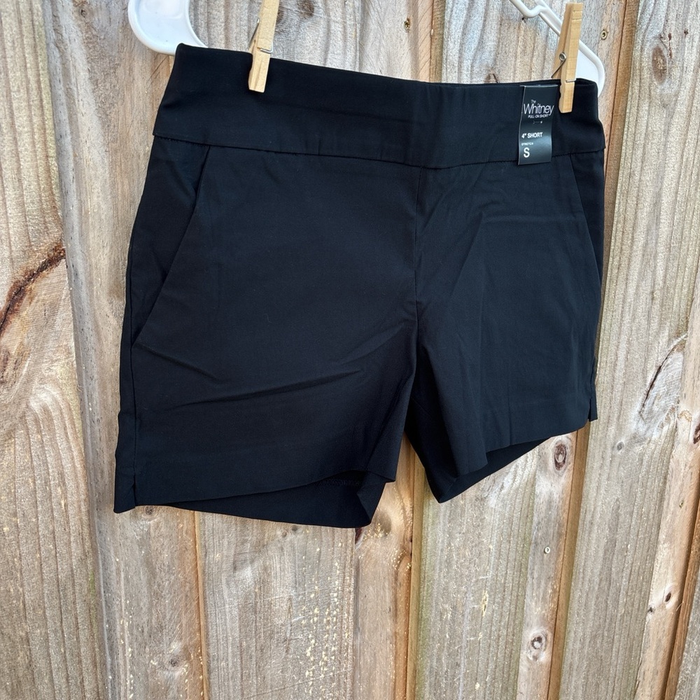 New York & Company Black Women’s Stretch Casual Shorts - Size S - Picture 2 of 12